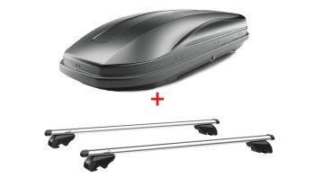 HAKR ECONOMY SET XL: Magic 400 šedý + nosič ALU HV0344/HV0345