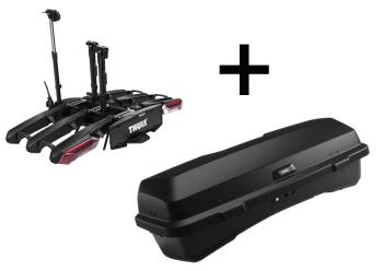 Set - Nosič bicyklov Thule Epos 3 + box Thule Santu