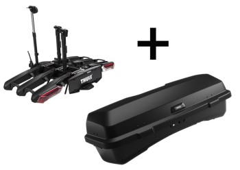 Set - Nosič bicyklov Thule Epos 3 + box Thule Santu 