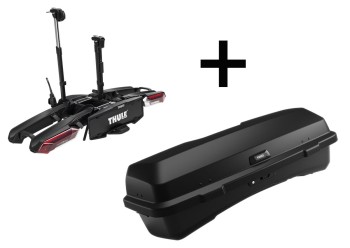 Set - Nosič bicyklov Thule Epos 2 + box Thule Santu