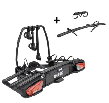 Nosič bicyklov Thule Velospace 3 3-bike + Thule adapter 90311 pre 4-tý bicykel