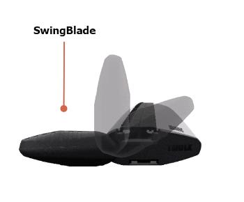 Strešný nosič THULE Evo WingBar Black 753/7114B/3151 pre FORD Explorer (U502) SwingBlade